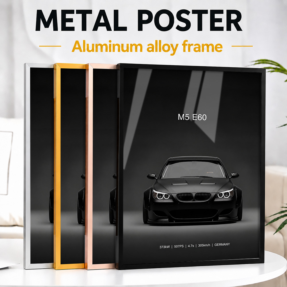 Home Office Or - German M5 E60 Black Car Metal