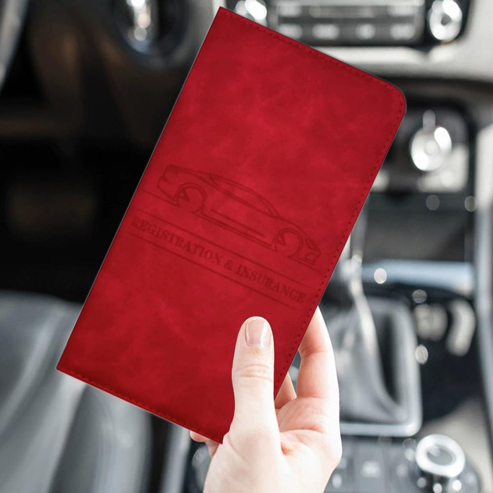 PU Leather Car Registration In - đánh giá và giá Document Holder Stand
