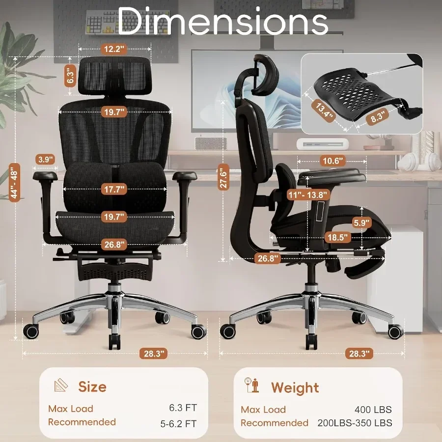 Ergonomic Office Chair with Fo - đánh giá và giá Ergonomic Office Chair