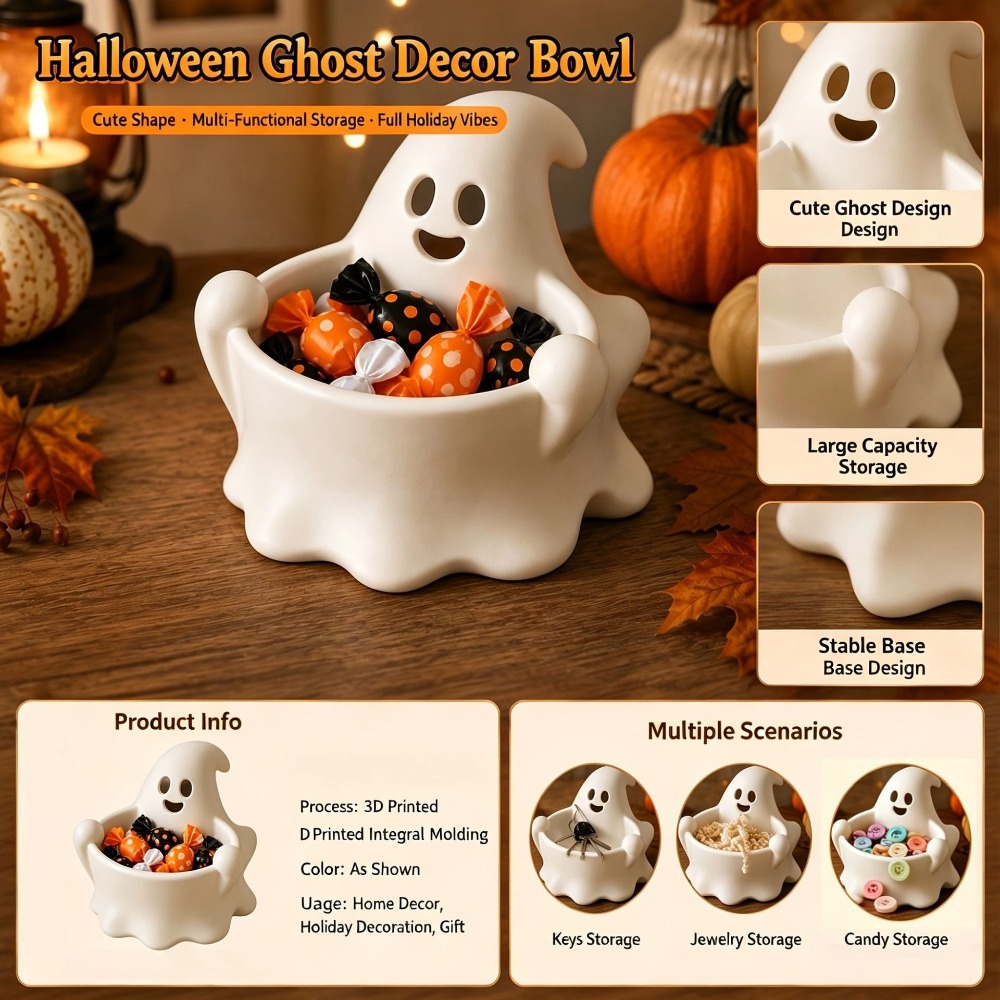 Halloween Cute Ghost Candy Bow - đánh giá và giá Home Office Or