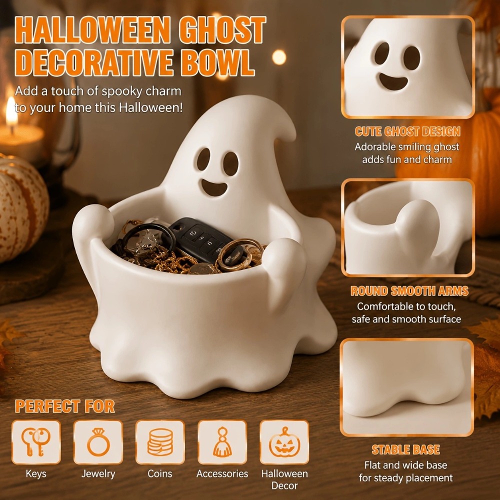 Halloween Cute Ghost Candy Bow - đánh giá và giá Home Office Or