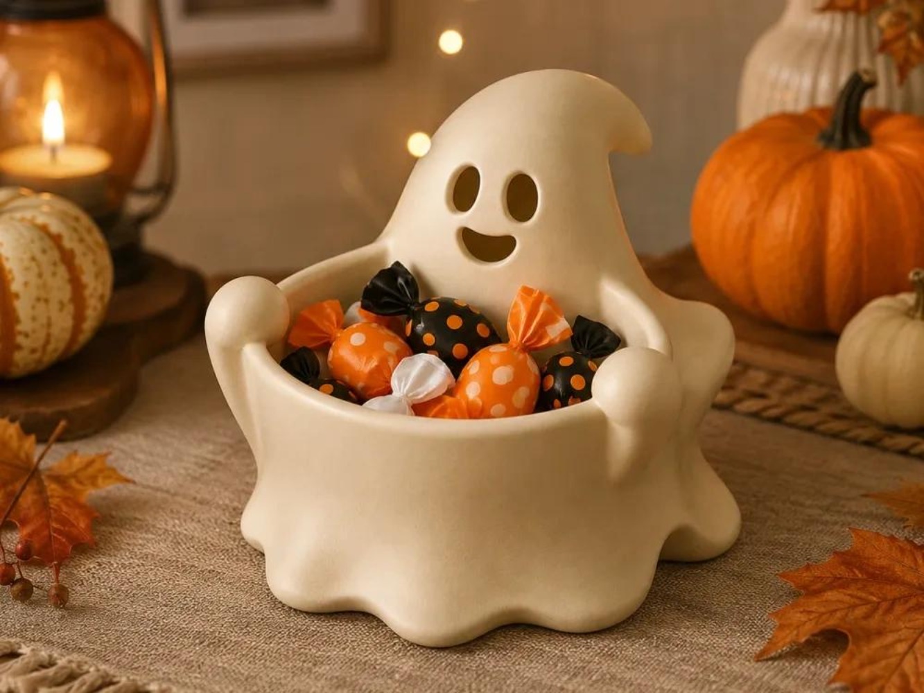 Halloween Cute Ghost Candy Bow - đánh giá và giá Home Office Or