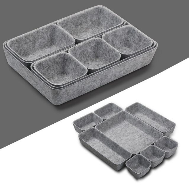 Drawer Felt Storage Box Soft D - đánh giá và giá Home Office Work Table
