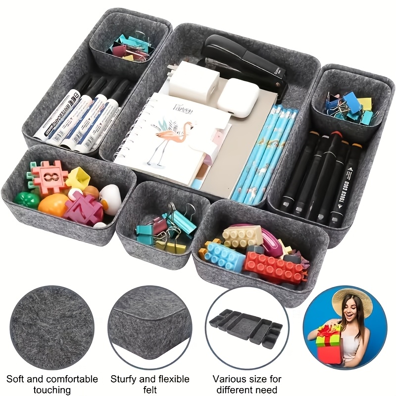 Drawer Felt Storage Box Soft D - đánh giá và giá Home Office Work Table