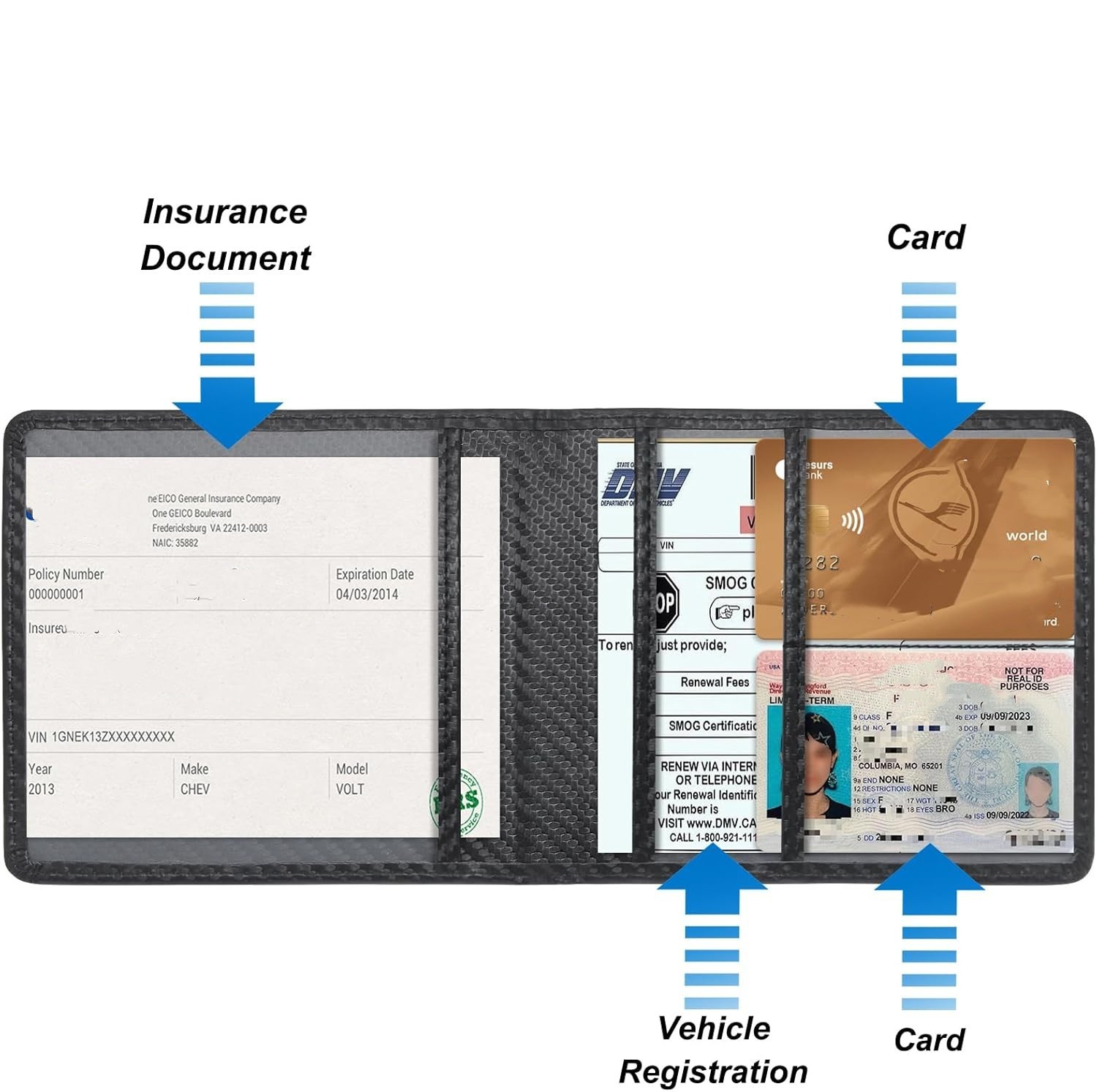 Car Registration and Insurance - đánh giá và giá Document Holder Stand