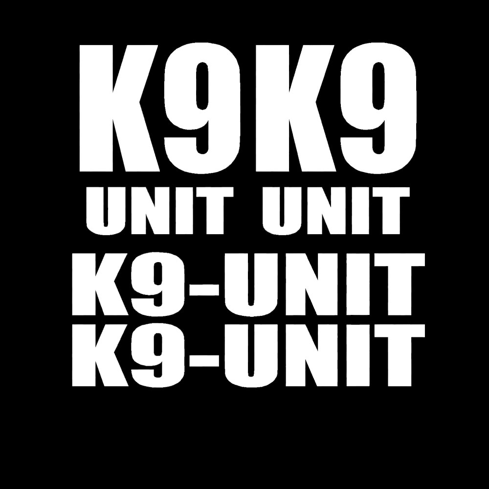 4pcs for K-9 K9 UNIT DECAL SET - đánh giá và giá Home Office Logo