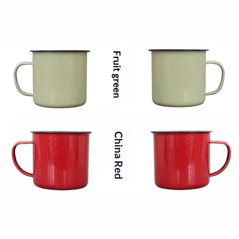 【M】Enamel Drinking Mugs Multip - đánh giá và giá Home Office Logo