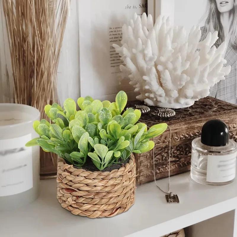 1Pc Potted Plant Small Fake Pl - đánh giá và giá Home Office Layout