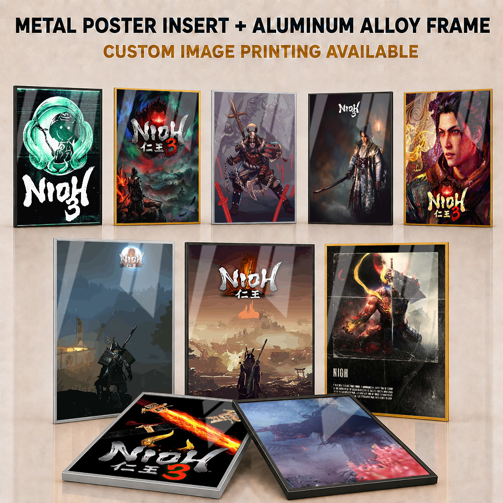 Nioh Metal Posters With Alumin - đánh giá và giá Home Office Room Inspiration