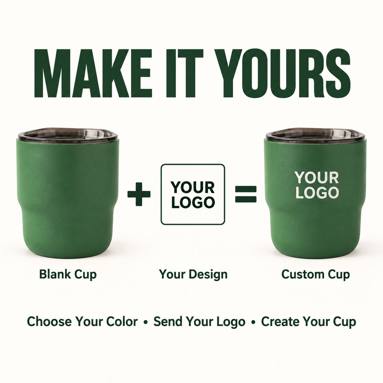 Custom Coffee Cup with Lid Per - đánh giá và giá Home Office Logo