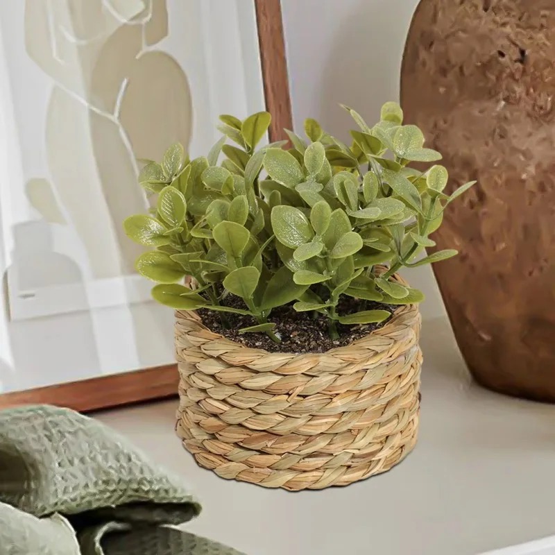 1pcs Woven Small Artificial Gr - đánh giá và giá Home Office Layout