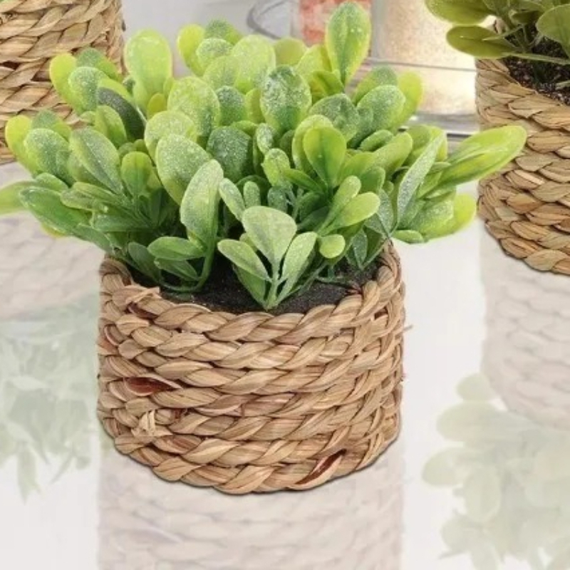 1pcs Woven Small Artificial Gr - đánh giá và giá Home Office Layout