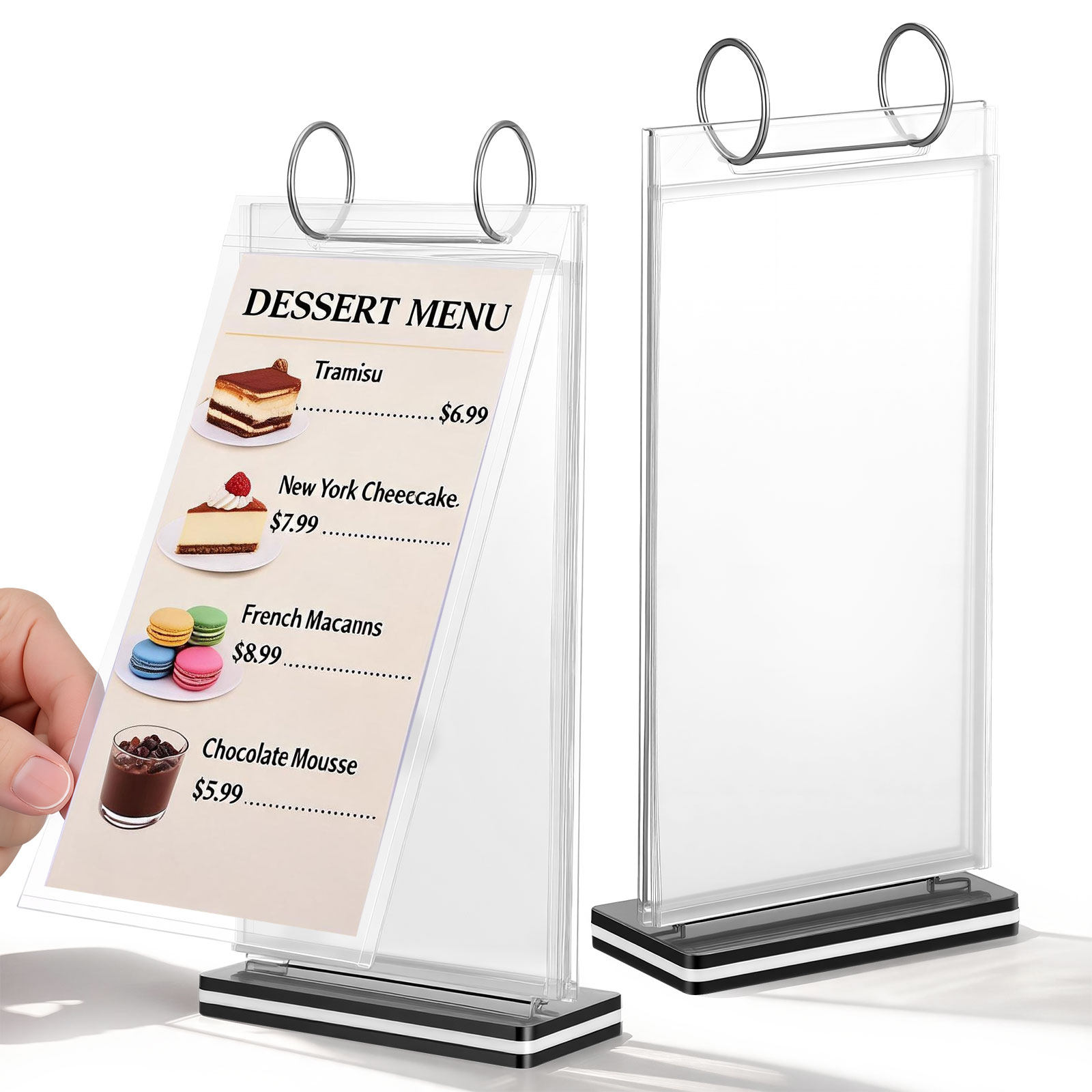 2Pcs Flip Display Menu Stand S - đánh giá và giá Document Holder Stand