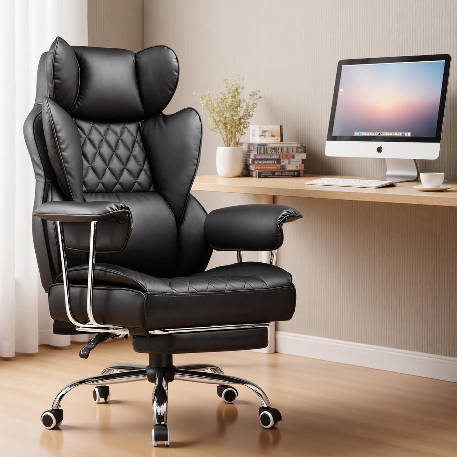 Big and Tall Office Chair with - đánh giá và giá Ergonomic Office Chair