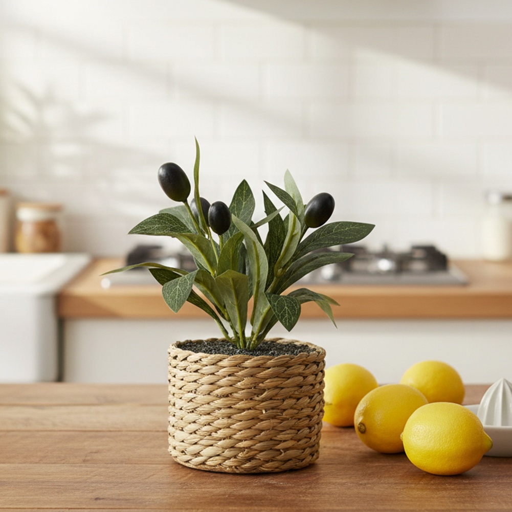 Artificial Plants Pocket Olive - đánh giá và giá Home Office Layout