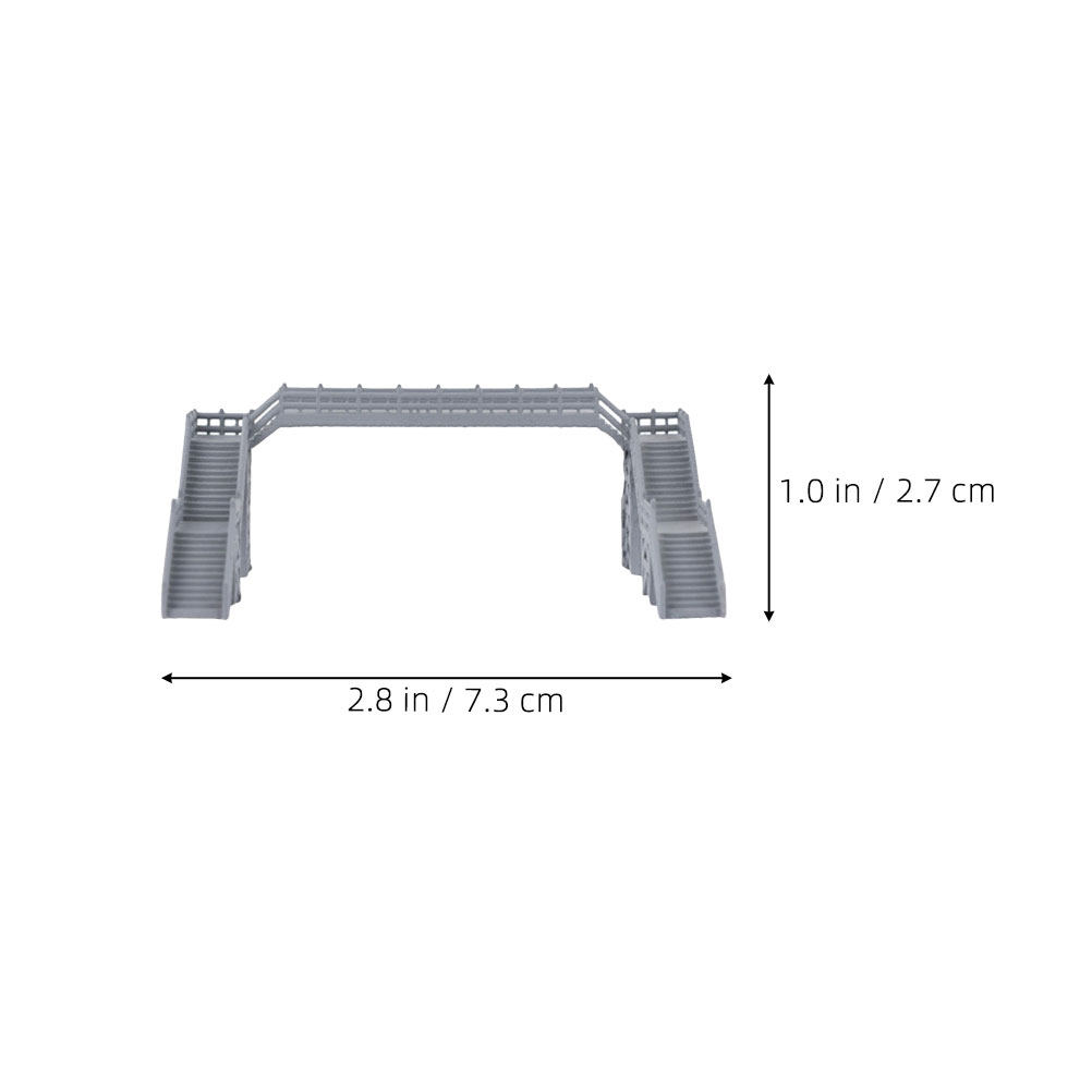 2Pcs 1:87 Scale Footbridge Min - đánh giá và giá Home Office Layout