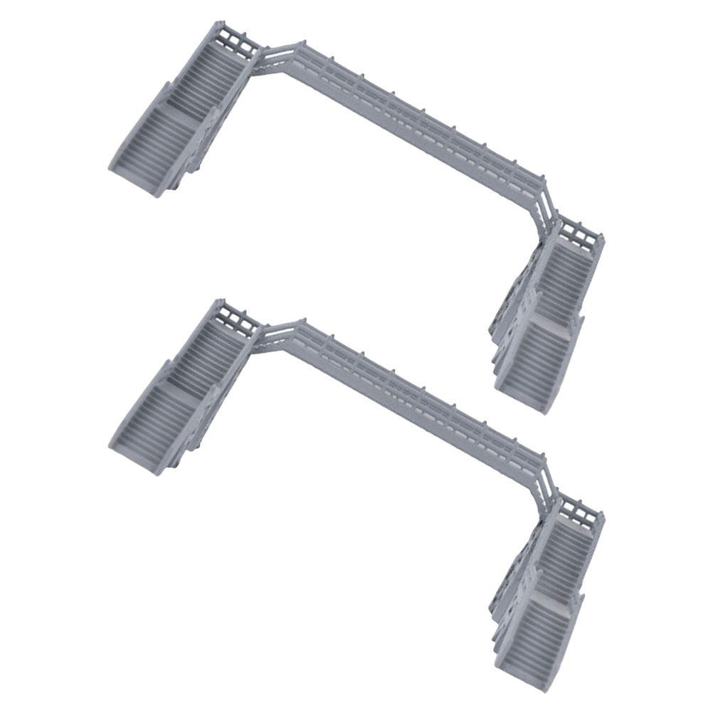 2Pcs 1:87 Scale Footbridge Min - đánh giá và giá Home Office Layout